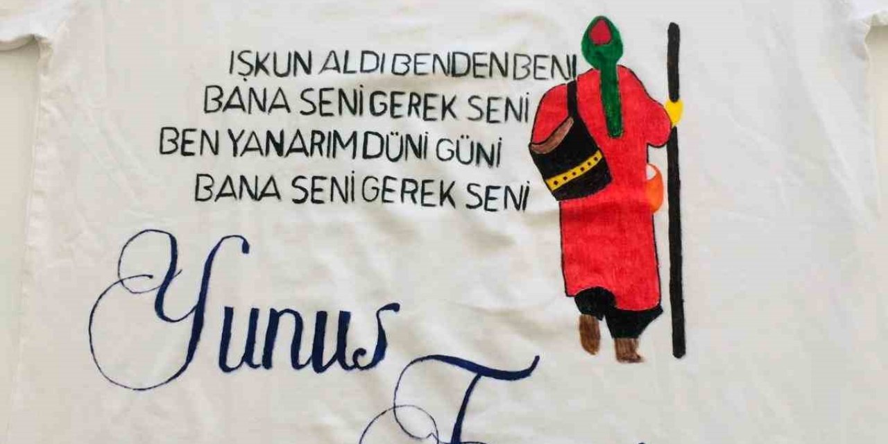 Yunus Emre’den İlhamla Tişört Tasarladılar