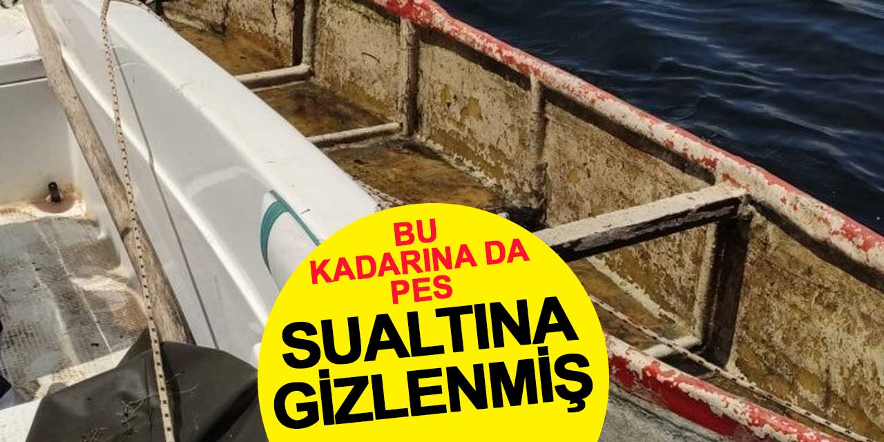 Beyşehir Gölü’nde sualtına gizlenen filika ele geçirildi