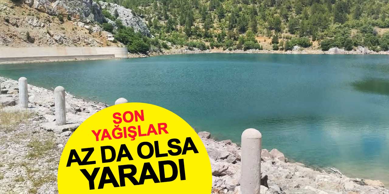 İlkbahar yağışları Derebucak’taki barajı doldurdu, çiftçilerin yüzü güldü