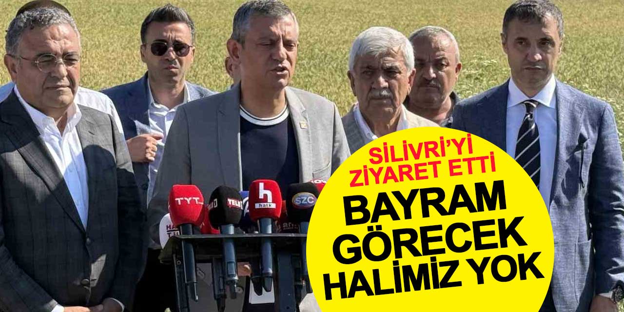 Özgür Özel: Bizim bayram görecek halimiz yok