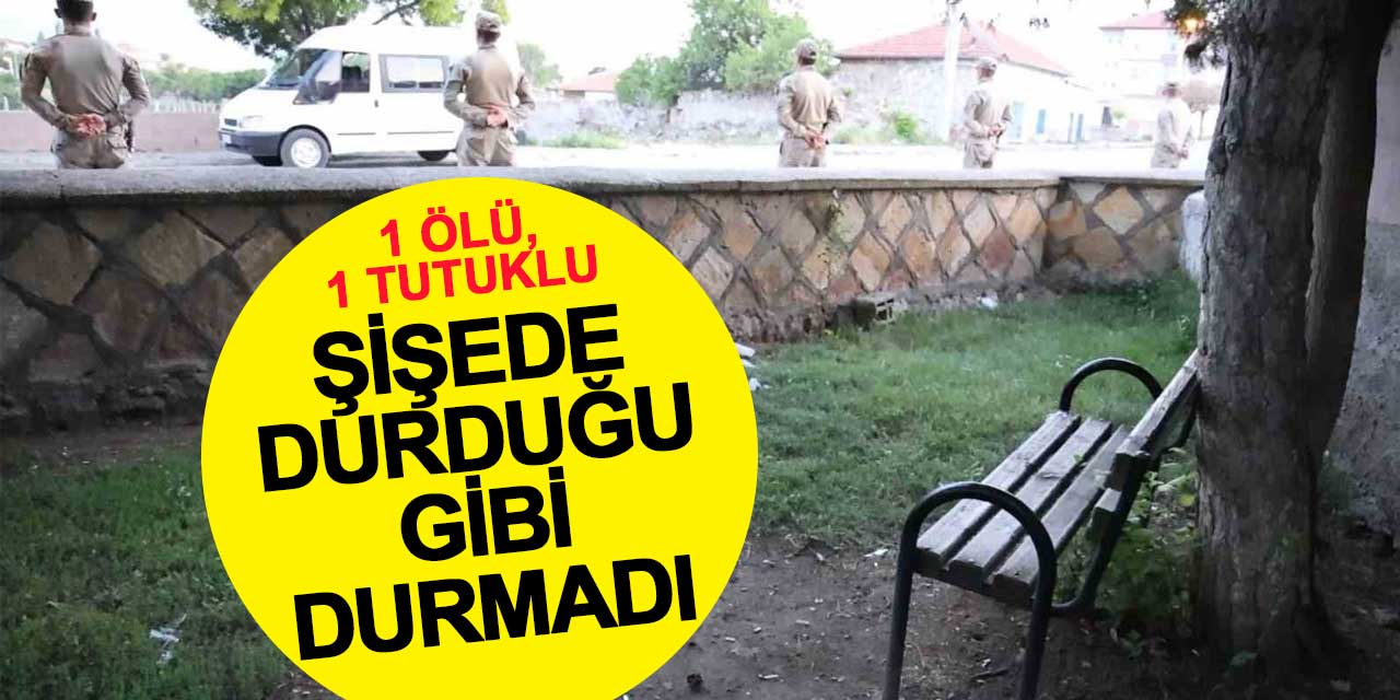 Yine şişede durduğu gibi durmadı
