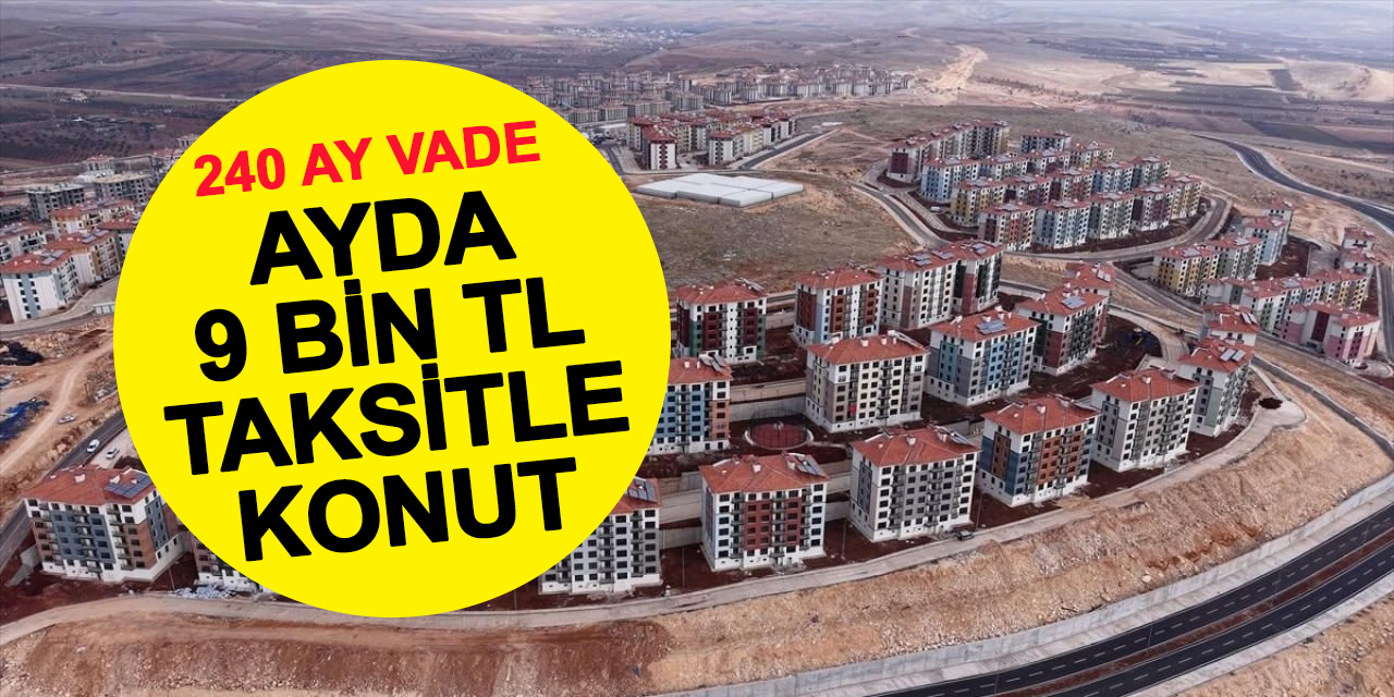 TOKİ'den aylık 9 bin TL'den başlayan taksitlerle konut fırsatı: Başvurular 10 Haziran’da başlıyor
