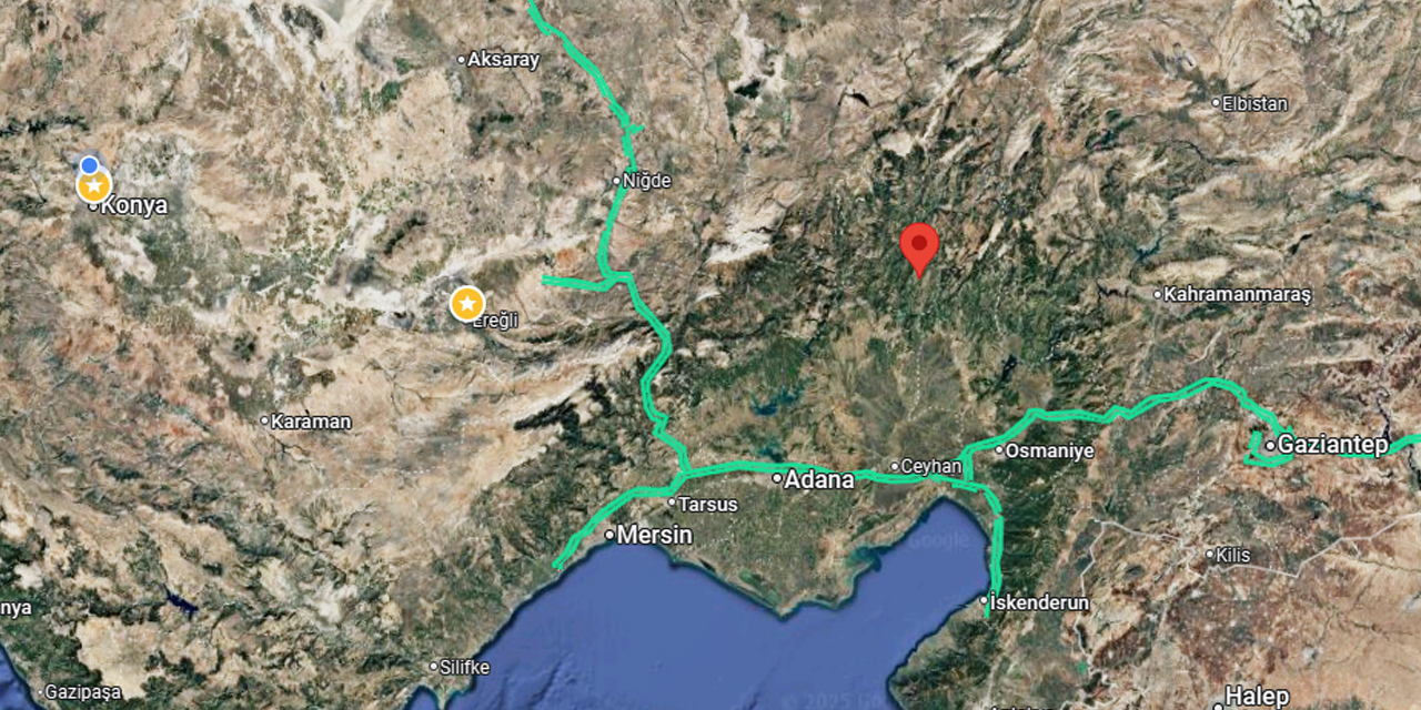 Adana'da deprem oldu Konya sallandı