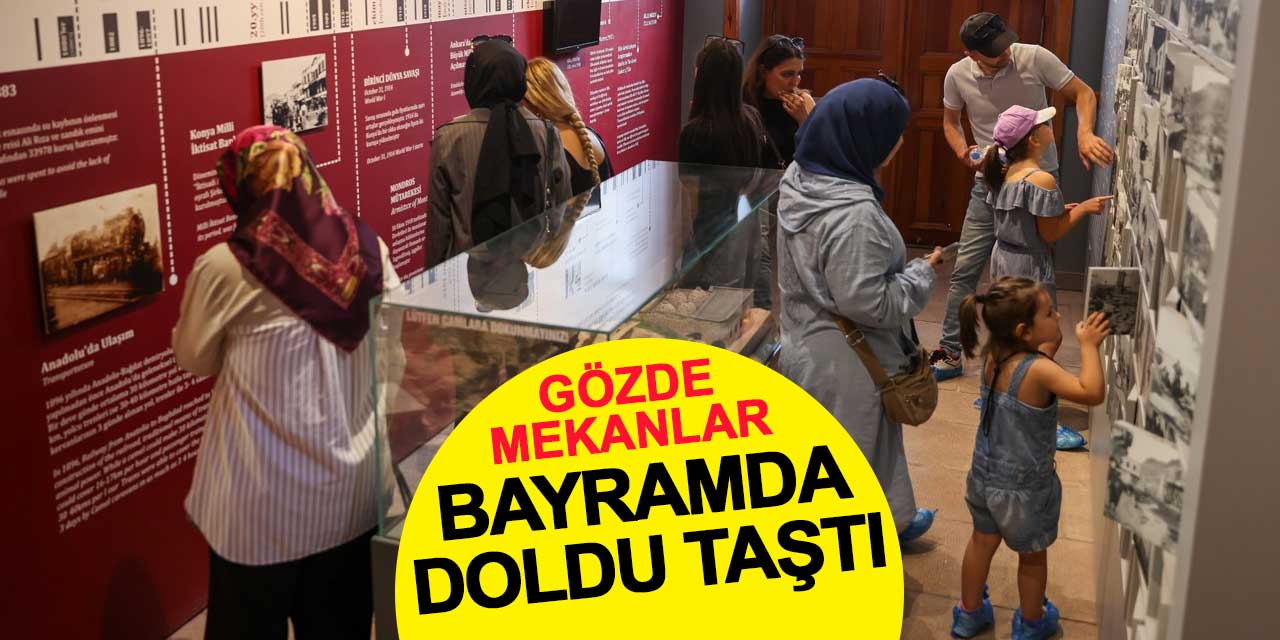 Selçuklu'nun Gözde Mekanları Bayramda Doldu Taştı