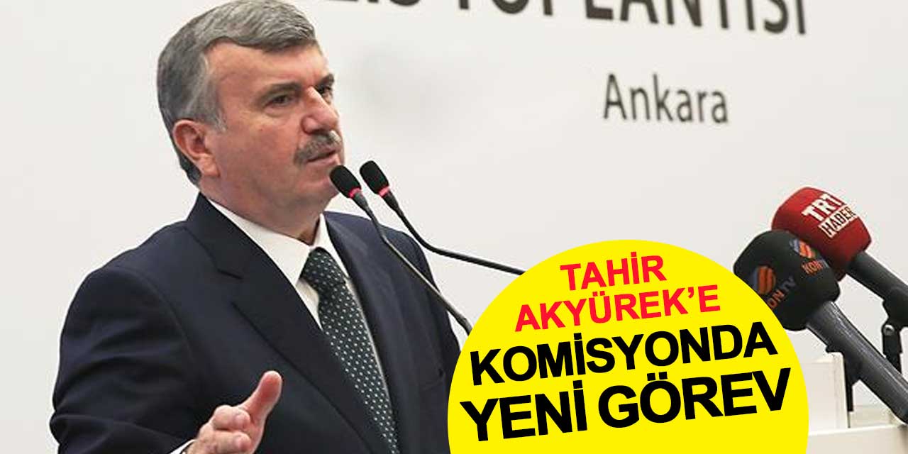 Başkanlık Divanı ve İdare Amirlikleri Netleşti: Tahir Akyürek Çevre Komisyonu'nda