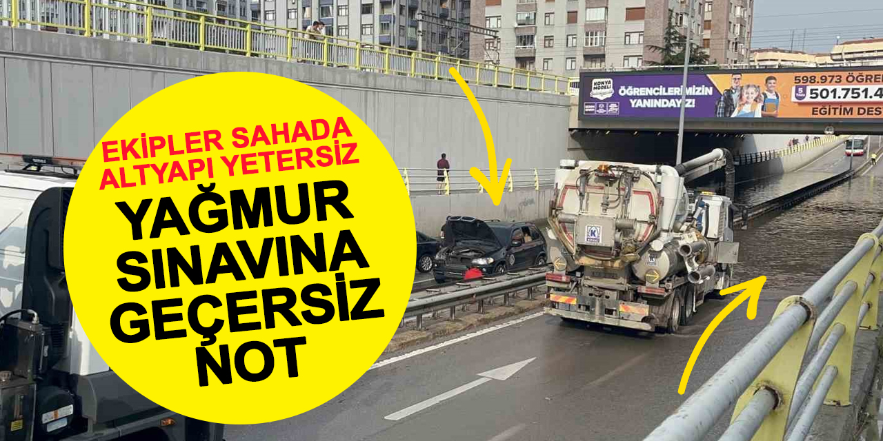 Konya'yı sel vurdu! Kırsalda toprak taşındı, binaları su bastı