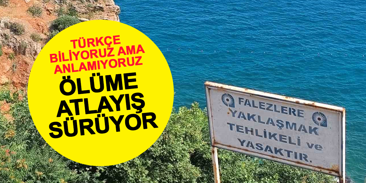 Gençler Türkçe yazılan tabelada yazanı anlamıyor