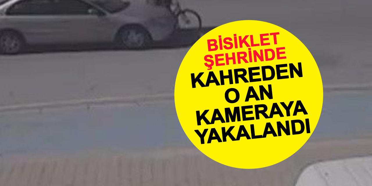 Konya'da kahreden o an kameraya yakalandı