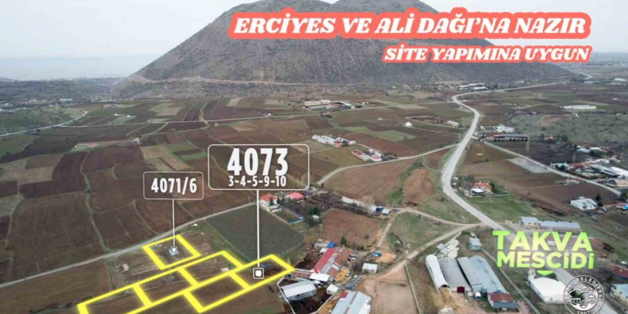 Ali Dağı Manzaralı Villa Parselleri ve Daireler İçin Geri Sayım Başladı