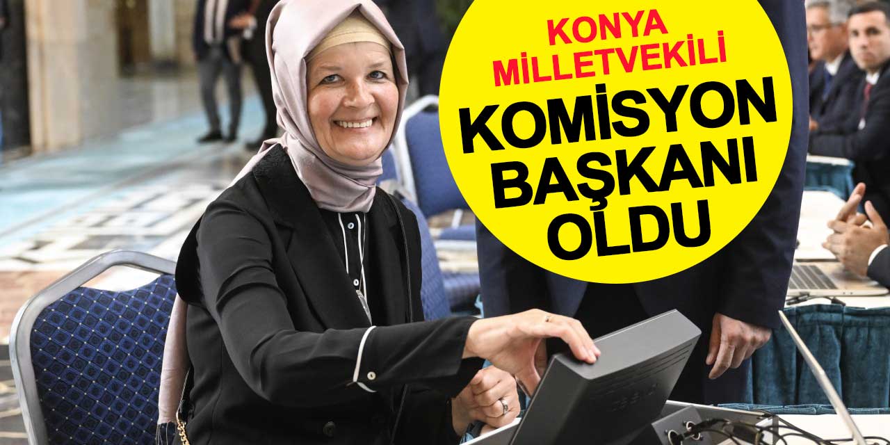 Konya Milletvekili Meryem Göka AB Komisyonu Başkanı oldu