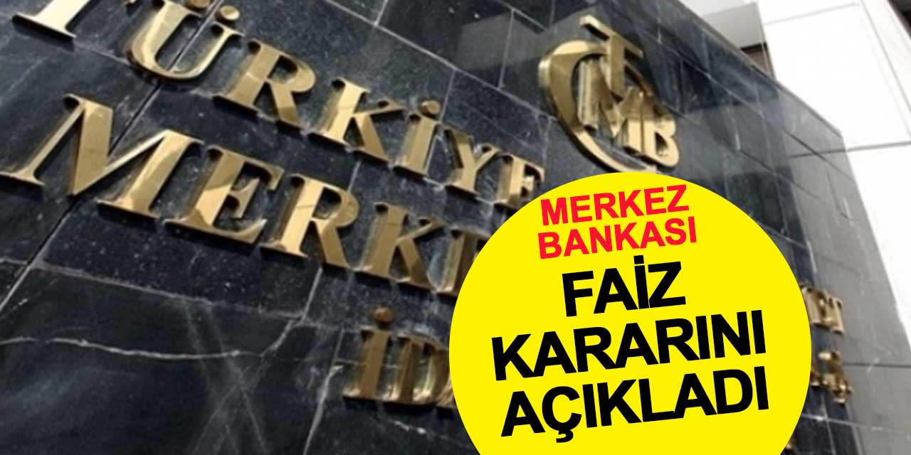 Merkez Bankası faizi sabit tuttu