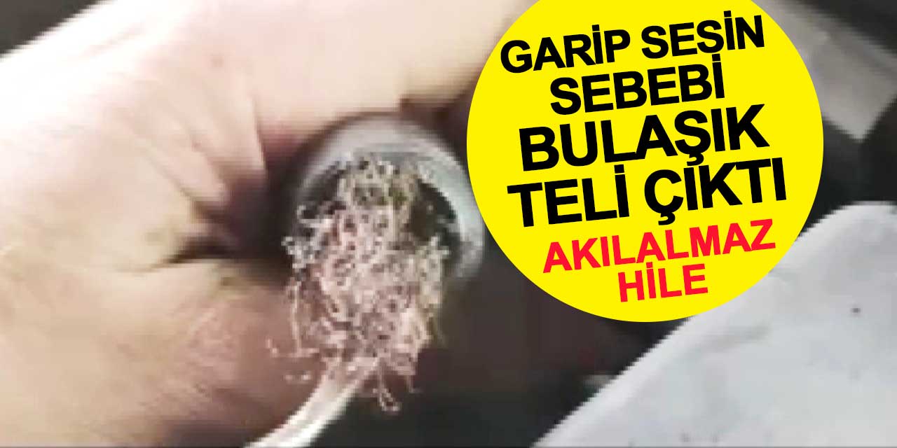 Konya’da ikinci el araçta akılalmaz hile: Garip sesin sebebi bulaşık teli çıktı