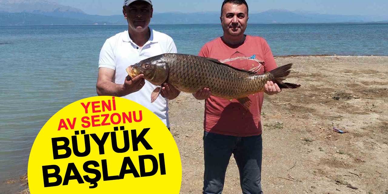17 Kiloluk Dev Sazan Avcıların Yüzünü Güldürdü