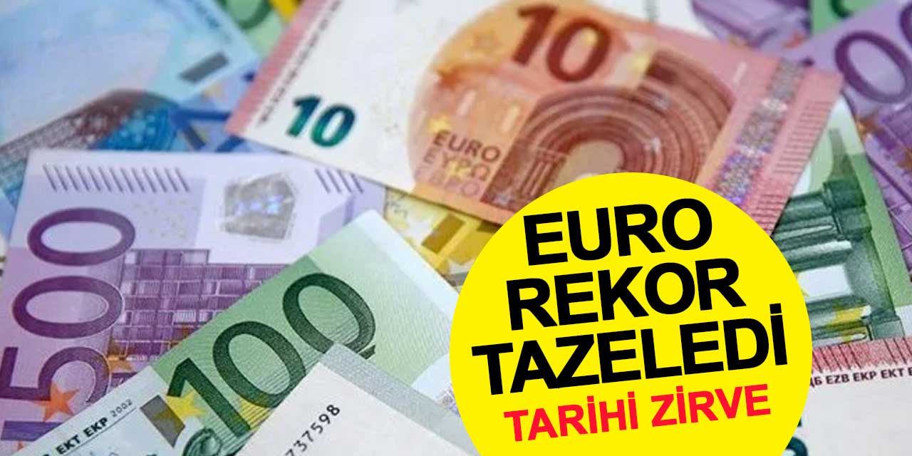 Euro tarihi zirvesini gördü: TL karşısında 46 liranın üzerine çıktı