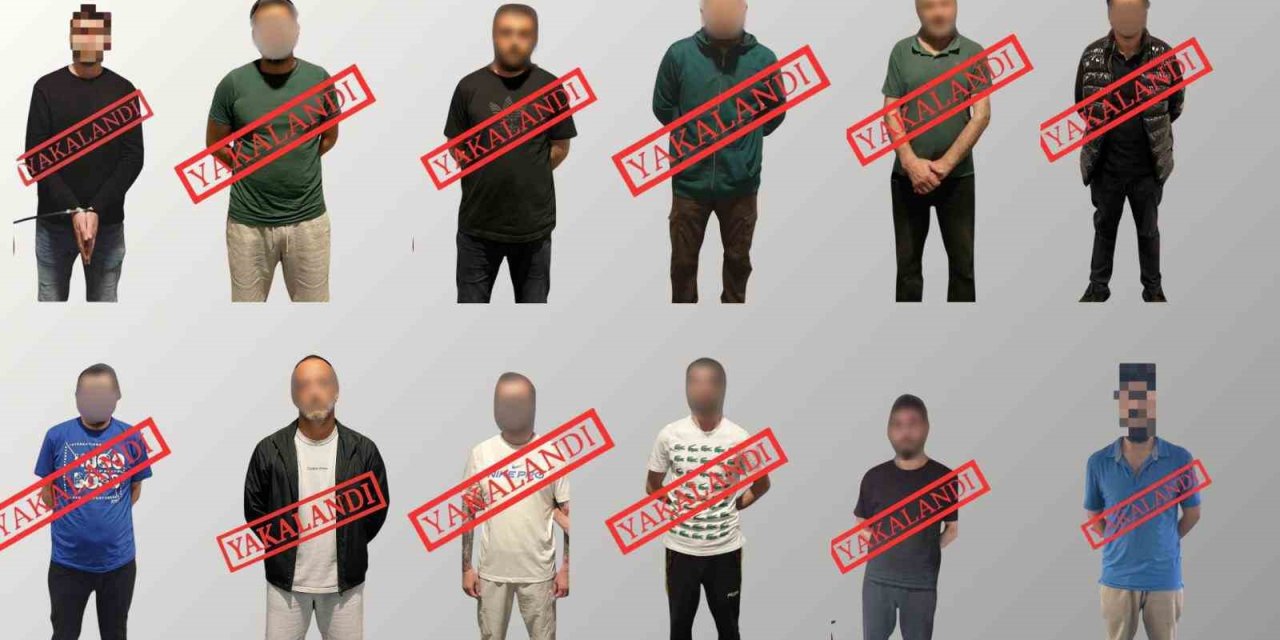 Kırmızı bültenle aranan 12 suçlu Türkiye'ye getirildi