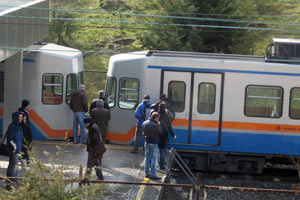 İstanbul'da metro raydan çıktı