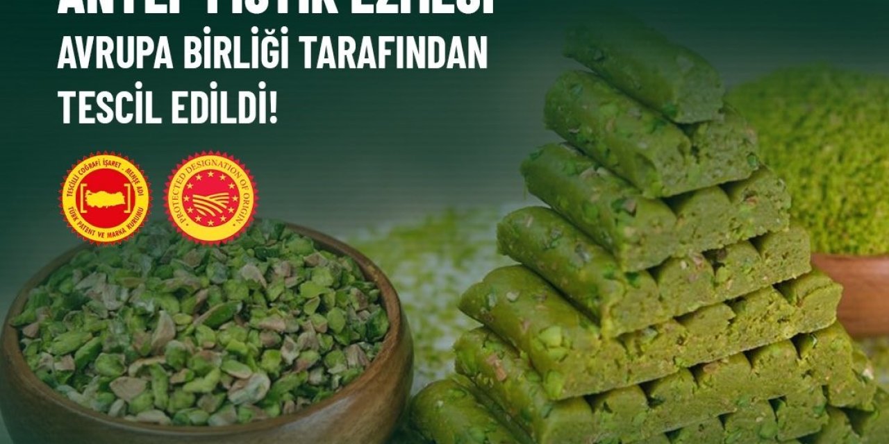 Antep Fıstık Ezmesi’ne AB’den Coğrafi İşaret Tescili