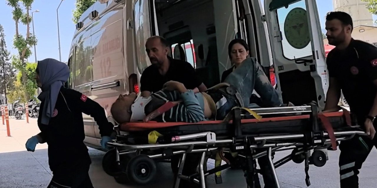İnşaatta ağır yaralanan işçi çocuklarını sayıkladı