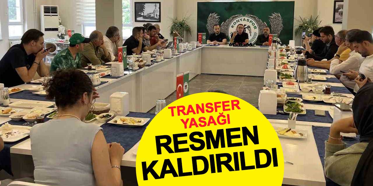 Konyaspor’da Transfer Yasağı Resmen Kaldırıldı