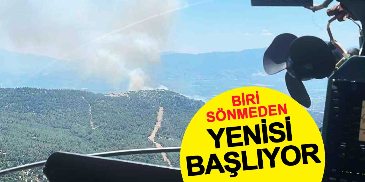 Manisa’da bir orman yangını daha başladı