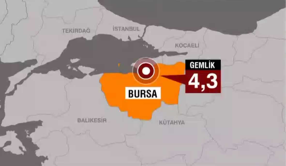 SON DAKİKA: Bursa Gemlik'te 1 gün arayla 3. deprem