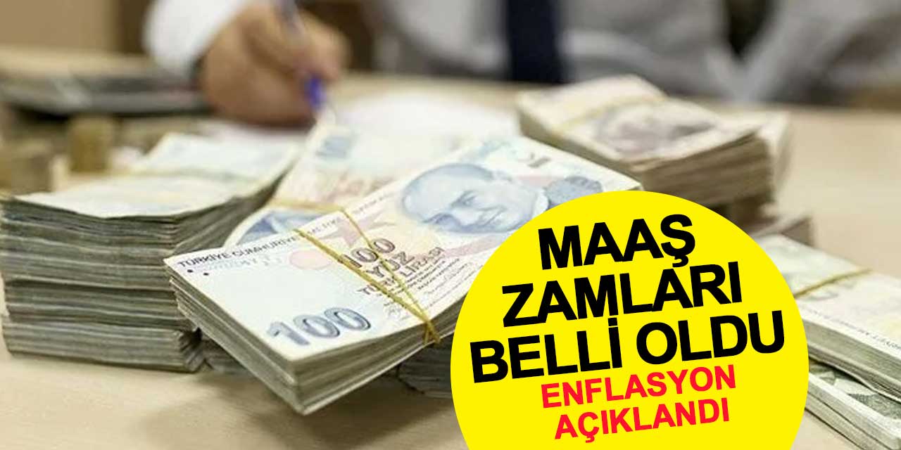 Maaş zammını belirleyecek enflasyon rakamları açıklandı
