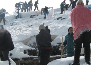 Yazın yemek için kışın karını depoluyorlar