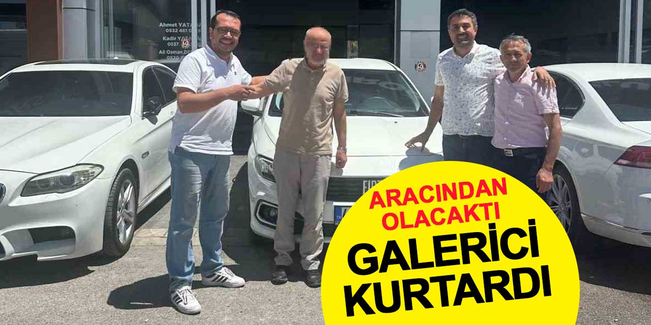 Film gibi dolandırıcılık: Galericinin dikkati yaşlı adamı kurtardı