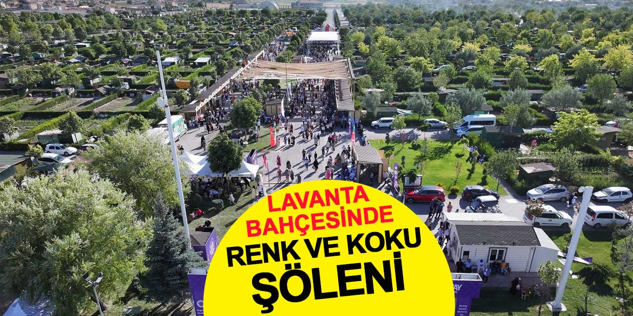 Lavanta Bahçesi festival alanına dönüştü