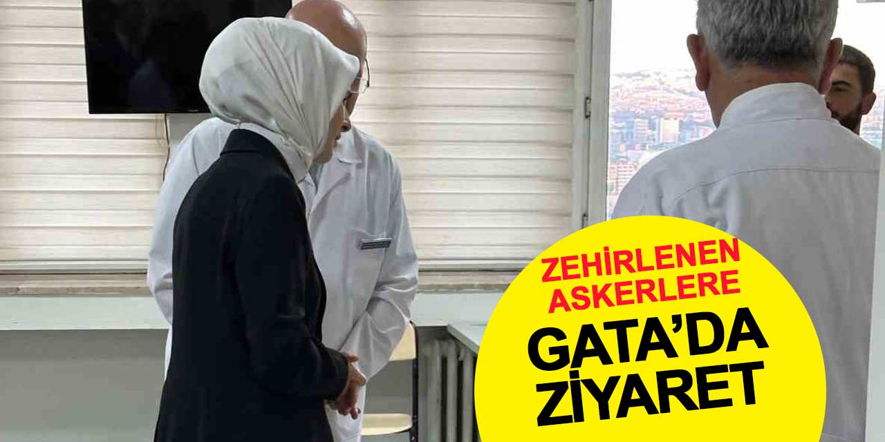 Bakan Göktaş metan gazından zehirlenen askerleri ziyaret etti