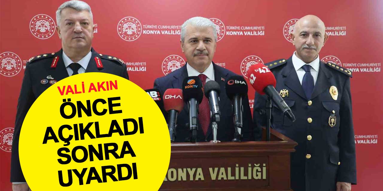 Konya için yangın ve güvenlik uyarısı
