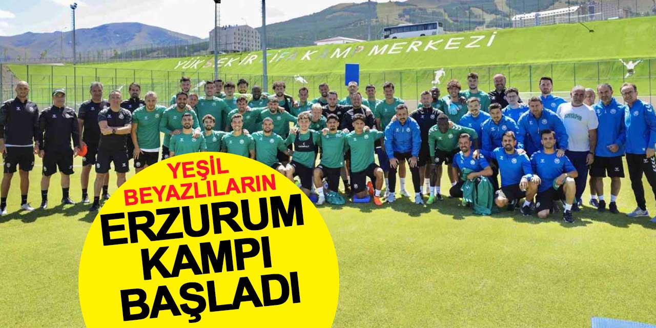 Konyaspor'un Erzurum kampı başladı
