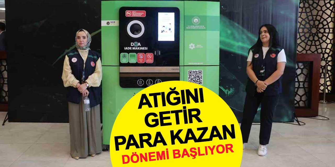 Konya'da 'Atığını Getir, Para Kazan' Dönemi Başlıyor
