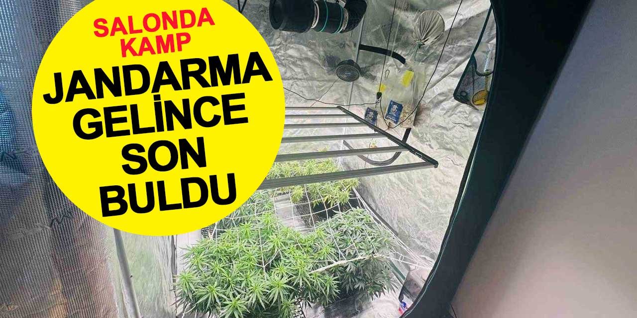 Salonda kamp jandarmayla son buldu