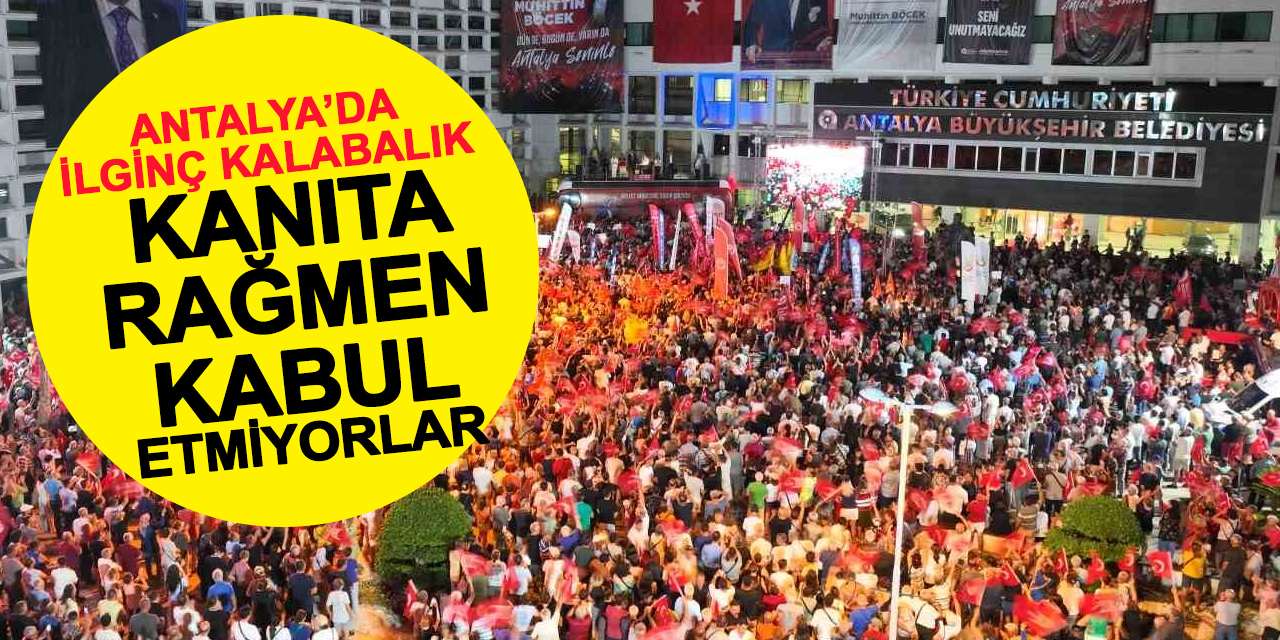 Antalya'da İlginç Kalabalık: Görüntülere İnanmıyorlar