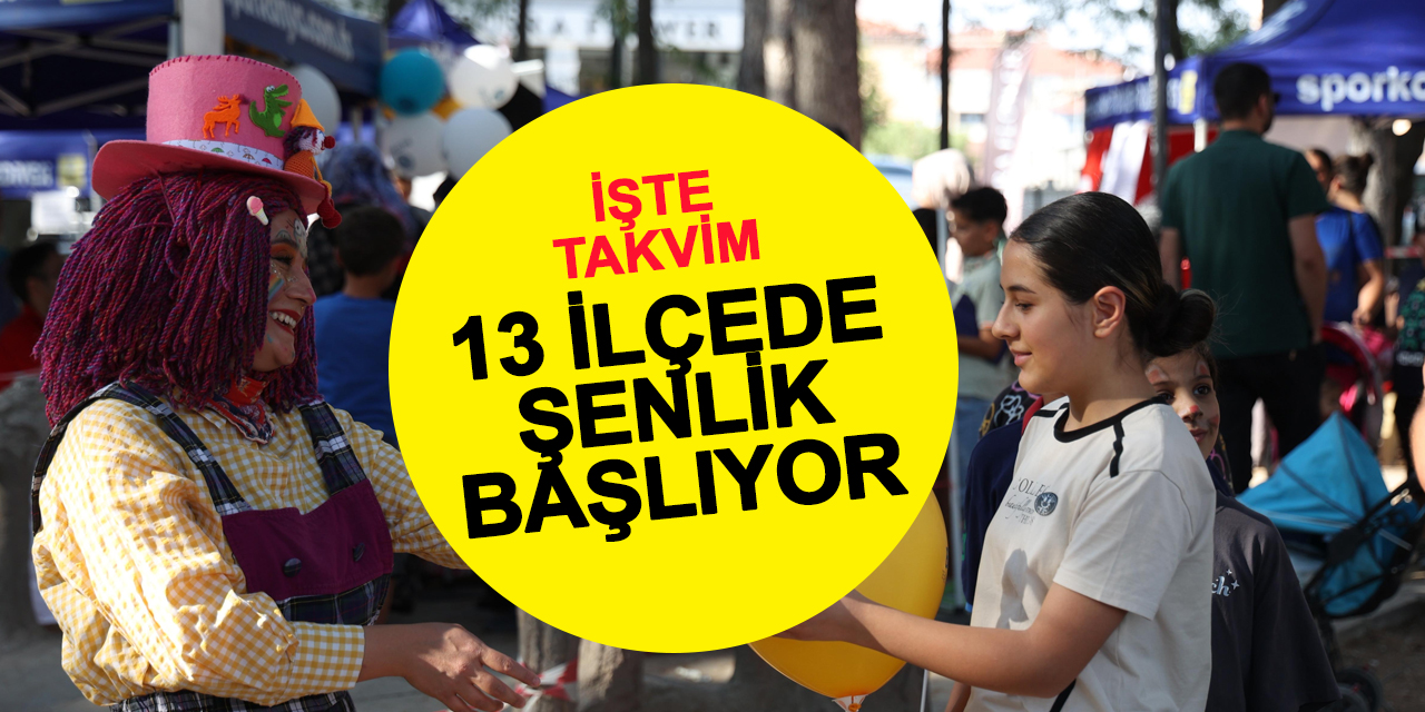 Konya’da Yaz Coşkusu İlçelere Taşınıyor: Büyükşehir’den 13 İlçede Şenlik Programı
