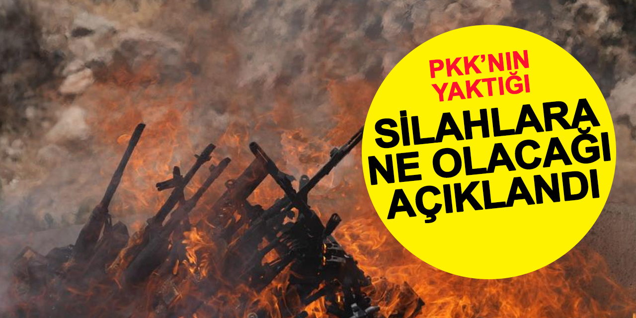 PKK'nın silahlarına ne olacağı açıklandı! 2 müze geliyor