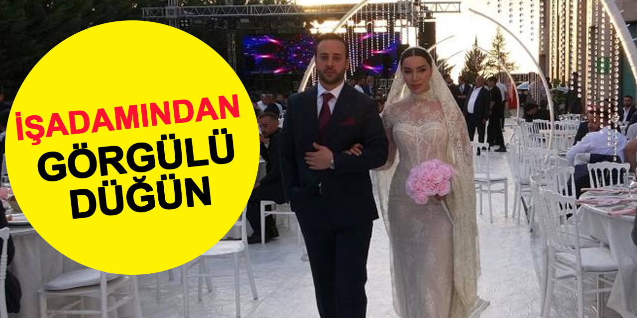 Ünlü işadamından görgülü düğün