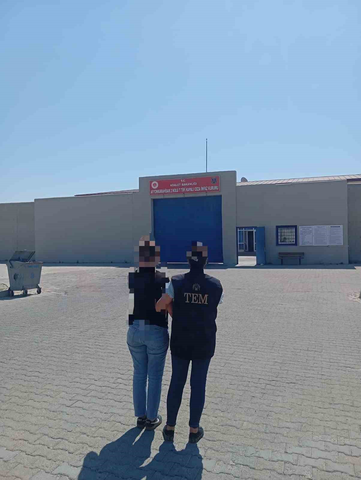 Afyon'da aranıyordu yakalandı