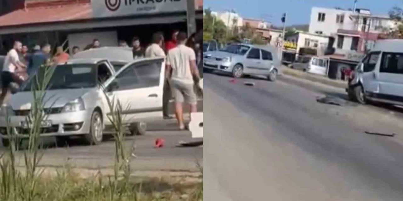 Husumetli aileler trafiği lunaparka çevirdi