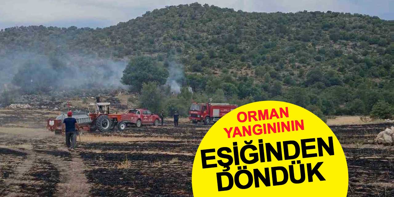 Konya, bir yangının daha eşiğinden döndü