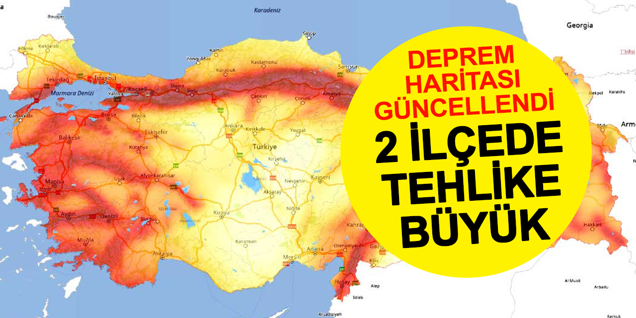 AFAD haritayı güncelledi: Konya’nın 2 ilçesi yüksek deprem riski altında!