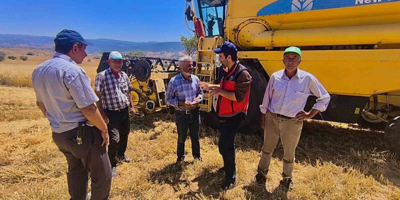 Konya'da Hasat ve Biçerdöver Denetimleri Sürüyor