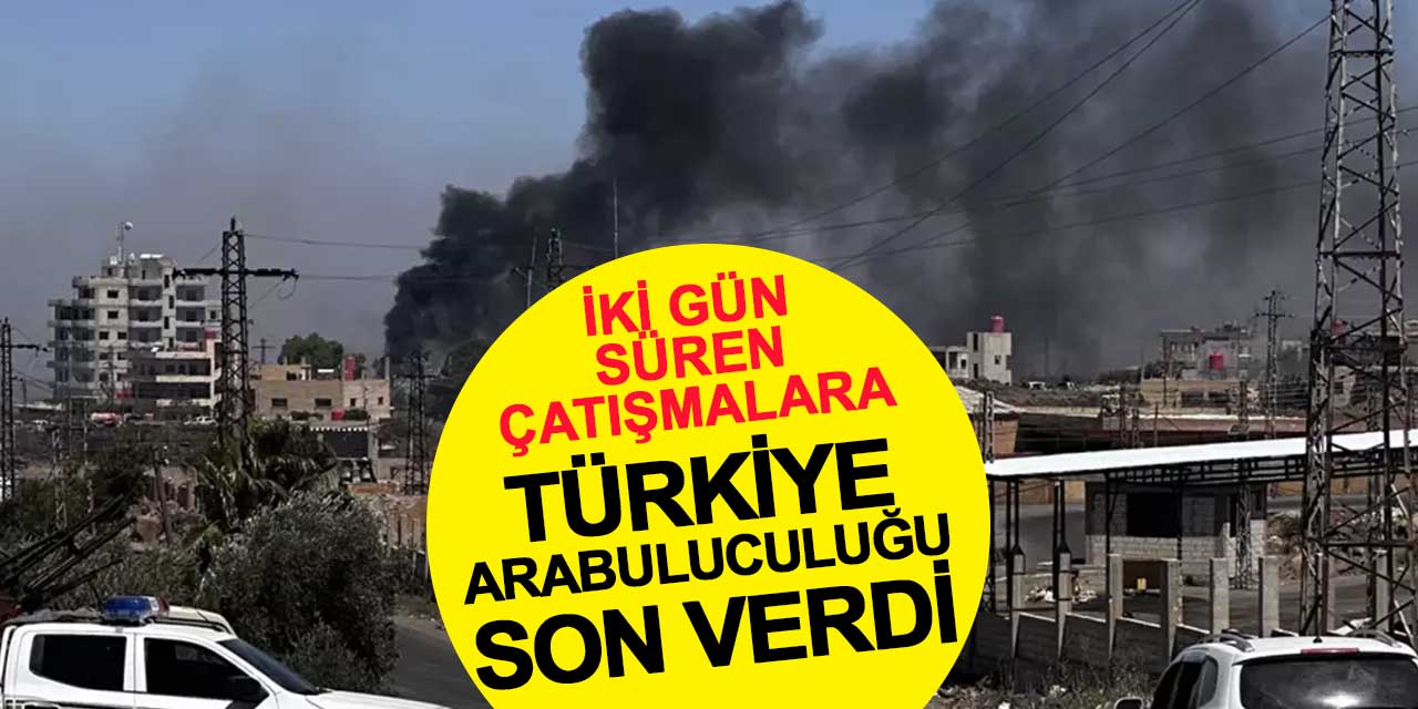 İki gün süren çatışmalara Türkiye arabuluculuğu son verdi