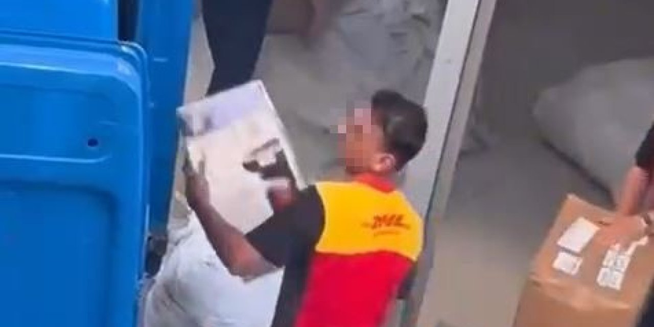 Kargoları Kamyona Fırlatarak Yüklediler