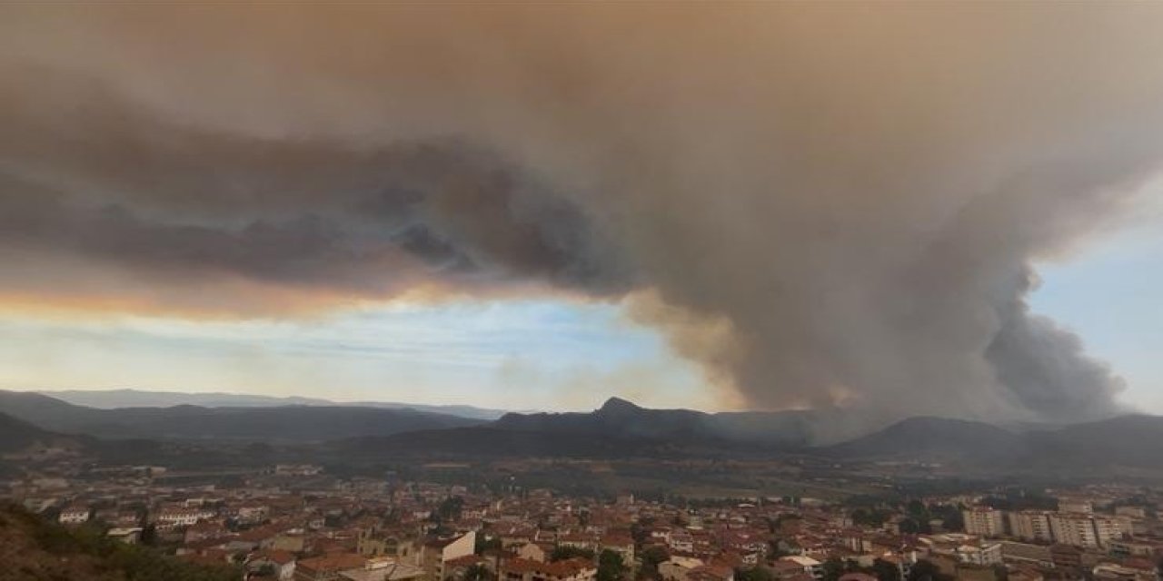 Bilecik’teki orman yangını hala devam ediyor