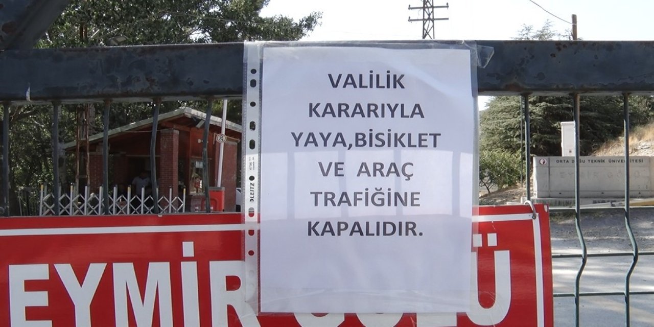 Eymir Gölü’nde Yangın Sonrası Girişler Yasaklandı