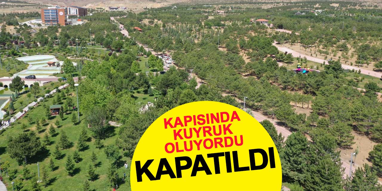 Sabah Kapısında Kuyruk Olan Piknik Alanı Konyalılara Kapatıldı