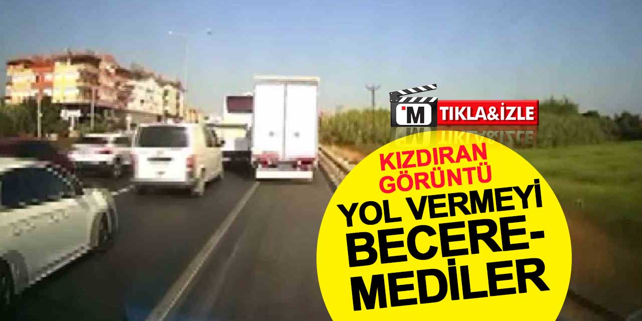 Kızdıran görüntü Antalya'dan: Ambulansa yol veremediler