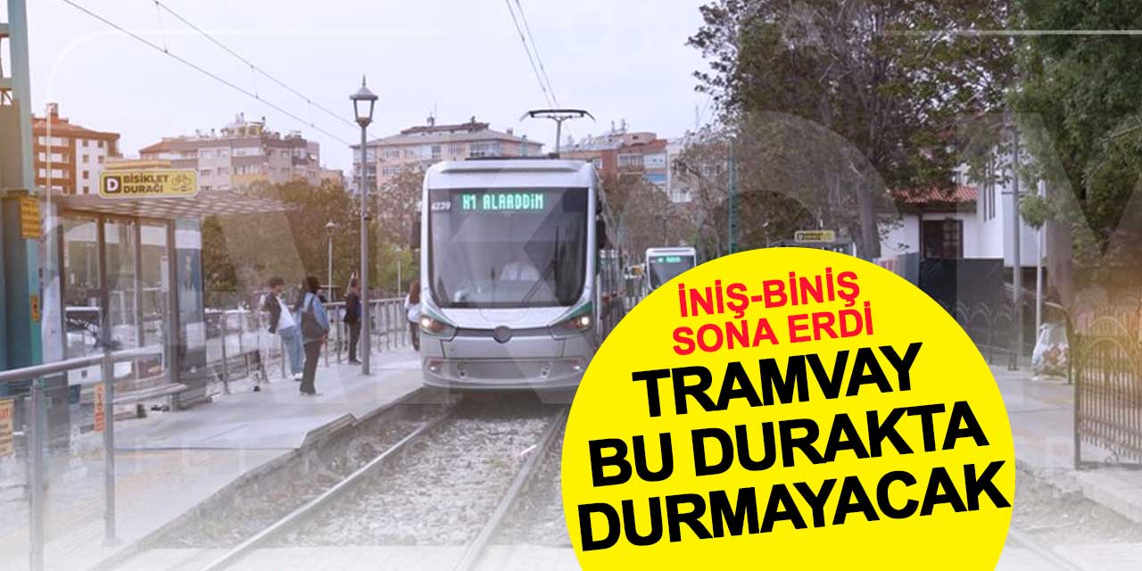 Kültürpark Tramvay İstasyonu’nda yolcu iniş-binişi sona erdi